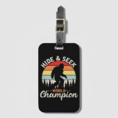 Bigfoot Huid en Seek World Champion Bagagelabel (Voorkant (verticaal))