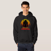 Bigfoot Huid en zoek Champion Funny Gift Hoodie (Voorkant volledig)