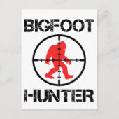 Bigfoot Hunter Funny Bigfoot Lover Briefkaart (Voorkant)