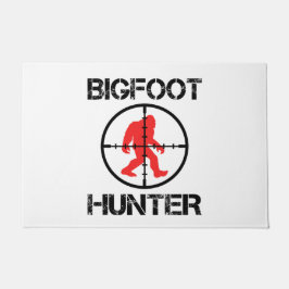 Bigfoot Hunter Funny Bigfoot Lover Deurmat