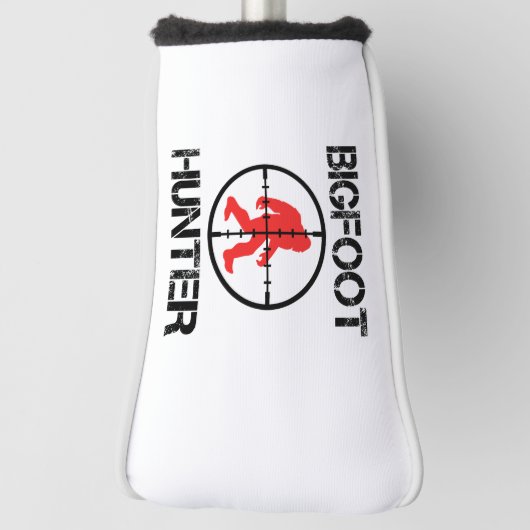 Bigfoot Hunter Funny Bigfoot Lover Golfheadcover (Draai 90)