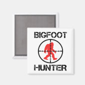 Bigfoot Hunter Funny Bigfoot Lover Magneet (Voorkant / Achterkant)