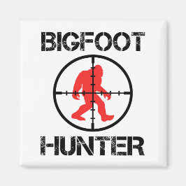 Bigfoot Hunter Funny Bigfoot Lover Magneet