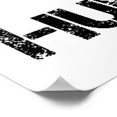 Bigfoot Hunter Funny Bigfoot Lover Poster (Hoek)