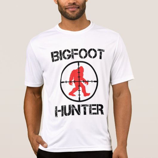 Bigfoot Hunter Funny Bigfoot Lover T-shirt (Voorkant)
