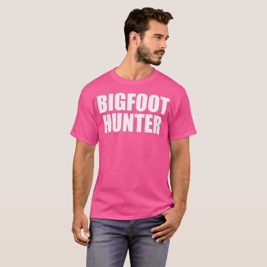 Bigfoot Hunter T-shirt (Voorkant volledig)