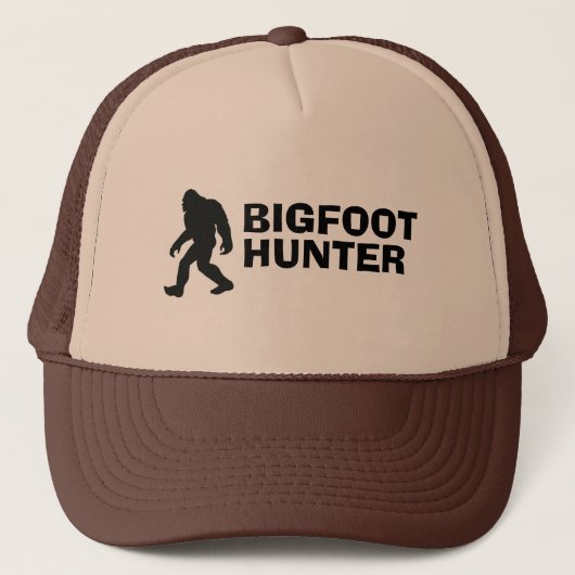 Bigfoot Hunter Trucker Hat Trucker Pet (Voorkant)