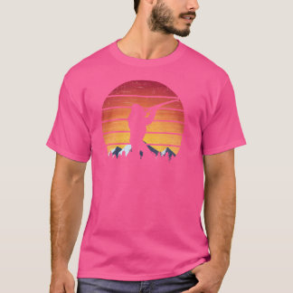 Bigfoot Hunting Sunset Sasquatch Hunter T-shirt
