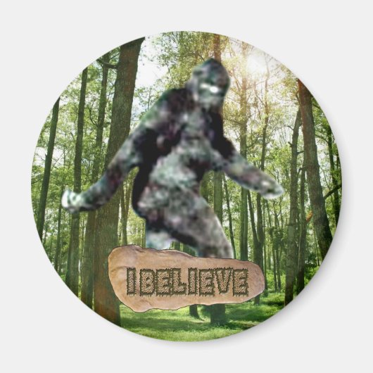Bigfoot I Believe Magnet (Voorkant)