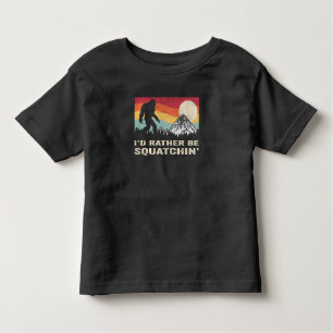 Bigfoot-ID eerder Squatchin-sasquatch Kinder Shirts