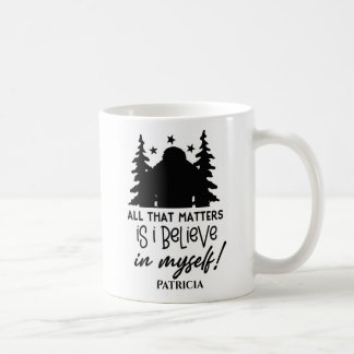 Bigfoot ik geloof in mezelf koffiemok