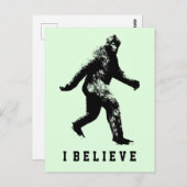 Bigfoot Ik geloof  tekst Briefkaart (Voorkant / Achterkant)