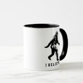 Bigfoot Ik geloof tekst Mok (Voorkant rechts)