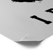 Bigfoot Ik geloof tekst Poster (Hoek)