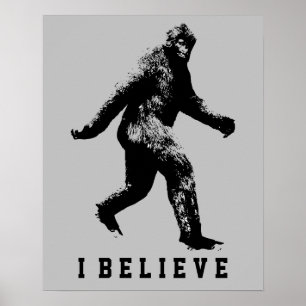 Bigfoot Ik geloof tekst Poster