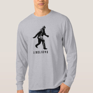 Bigfoot ik geloof tekst T-Shirt