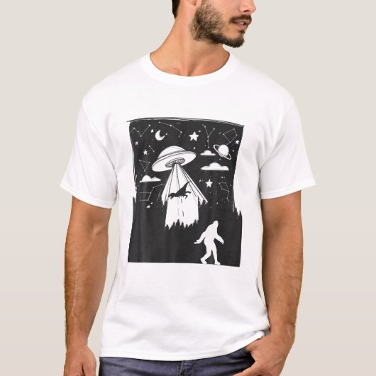 Bigfoot ik wil geloven t-shirt (Voorkant)