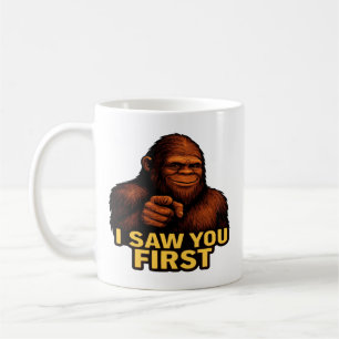 Bigfoot Ik Zag Je Eerst Koffiemok