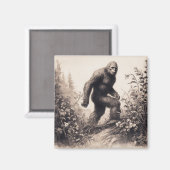 Bigfoot Illustratie Folklore Magneet (Voorkant / Achterkant)