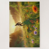 Bigfoot in Bloom, Bigfoot in het landschap van wil Legpuzzel (Verticaal)