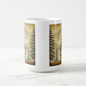  Bigfoot in de bergen en dennen Koffiemok (Center)