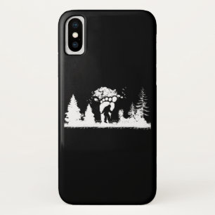Bigfoot in Forest Sasquatch Yeti Case-Mate iPhone Case