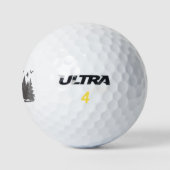 Bigfoot in Forest Sasquatch Yeti Golfballen (Logo)
