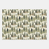 Bigfoot in het bos inpakpapier vel (Voorkant)