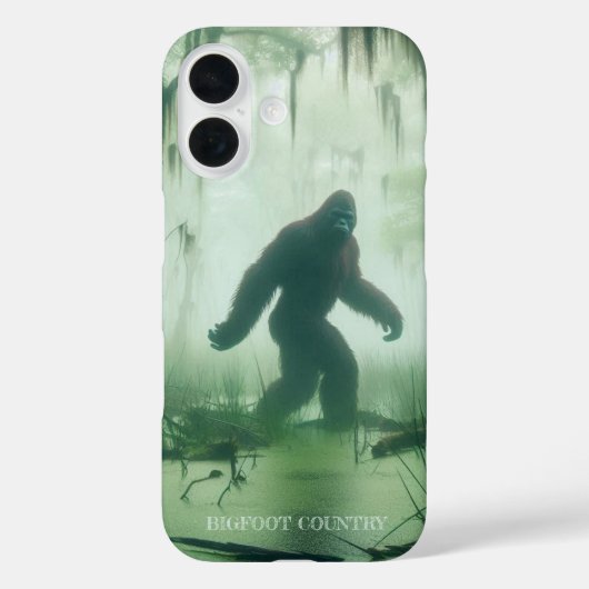 Bigfoot in het moeras Case-Mate iPhone case (Achterkant)