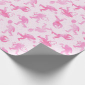 Bigfoot in Love Valentijn, Sasquatch Cadeaupapier (Hoek)