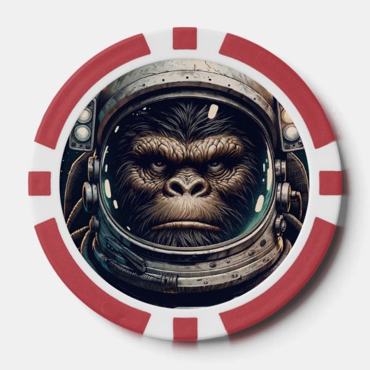 Bigfoot in Orbit - Legendarische spellen Poker Chips (Voorkant)