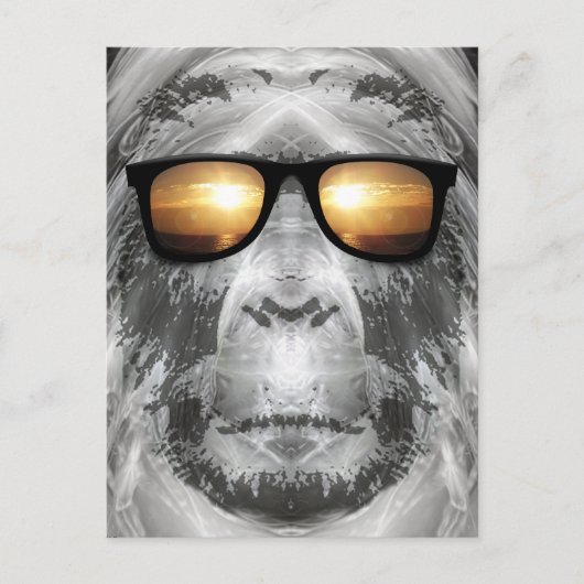 Bigfoot in Shades Briefkaart (Voorkant)