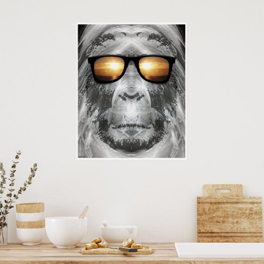 Bigfoot in Shades Poster (Keuken)