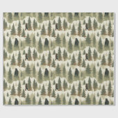 Bigfoot In the Forest Cadeaupapier (Vlak)