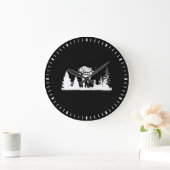 Bigfoot in the Forest Sasquatch Yeti Grote Klok (Huis)