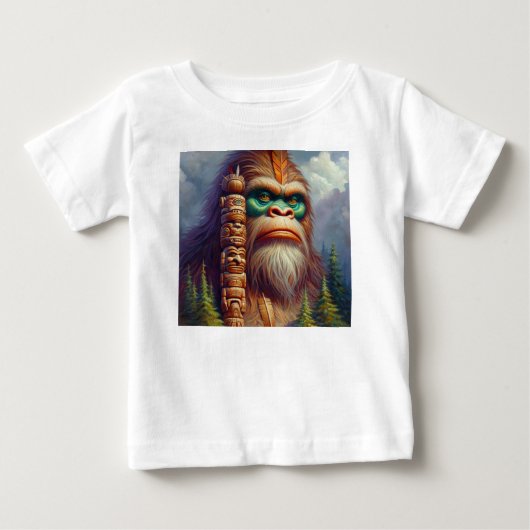 Bigfoot inheemse Amerikaanse Totem (Voorkant)