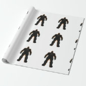 Bigfoot-inpakpapier Cadeaupapier (Uitgerold)