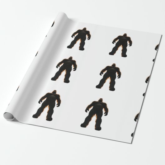 Bigfoot-inpakpapier Cadeaupapier (Uitgerold)