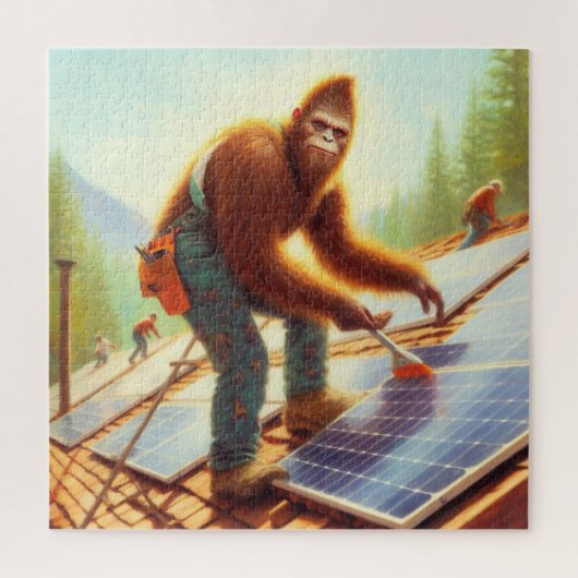 Bigfoot installeren zonnepanelen legpuzzel (Verticaal)