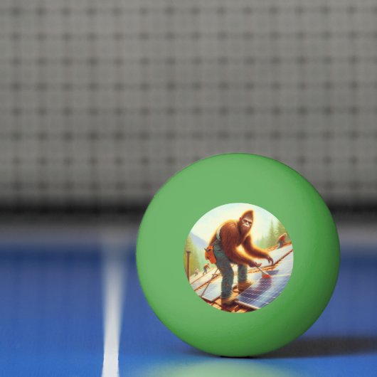 Bigfoot installeren zonnepanelen pingpongbal (Net)