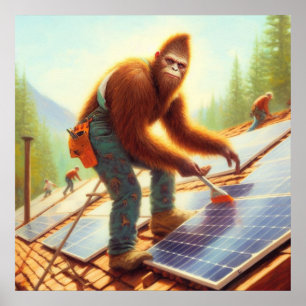 Bigfoot installeren zonnepanelen poster