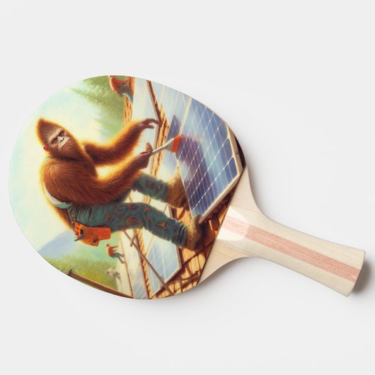 Bigfoot installeren zonnepanelen tafeltennisbatje (Zijkant)
