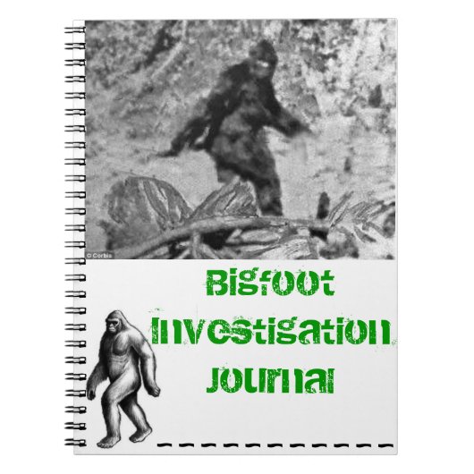 Bigfoot Investigation Journal Notitieboek (Voorkant)