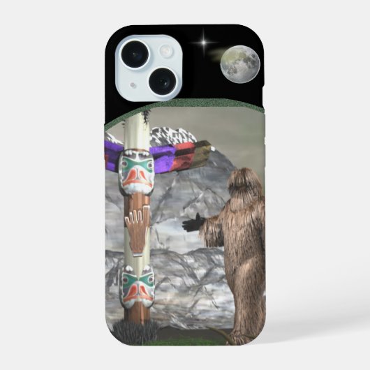 Bigfoot iPhone 15 Case (Achterkant)