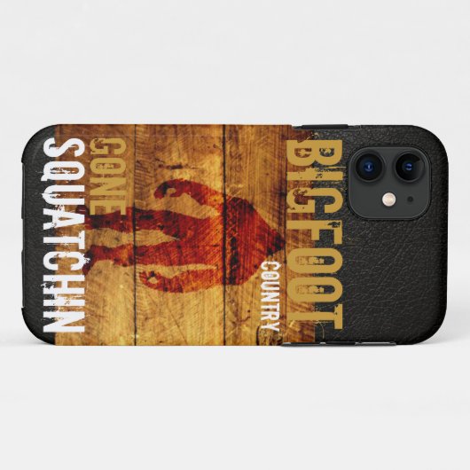 Bigfoot iPhone Case-Mate iPhone Case (Achterkant (horizontaal))