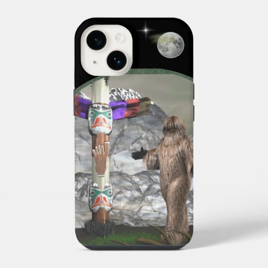 Bigfoot iPhone Hoesje (Achterkant)