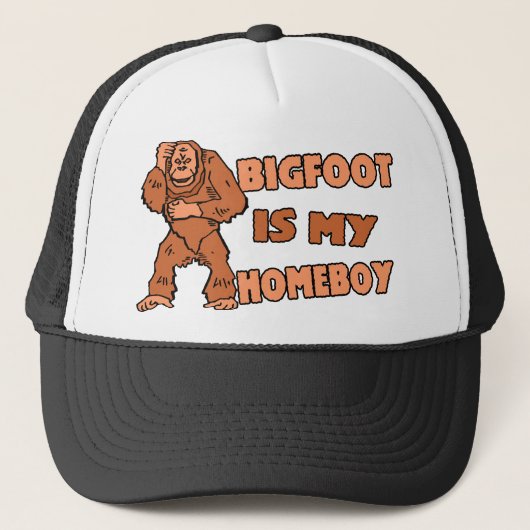 Bigfoot is mijn Homeboy Trucker Pet (Voorkant)