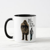 Bigfoot is mijn vriend mok (Links)