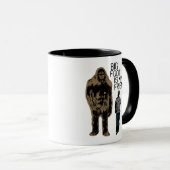 Bigfoot is mijn vriend mok (Voorkant rechts)