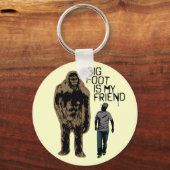 Bigfoot is mijn vriend sleutelhanger (Voorkant)